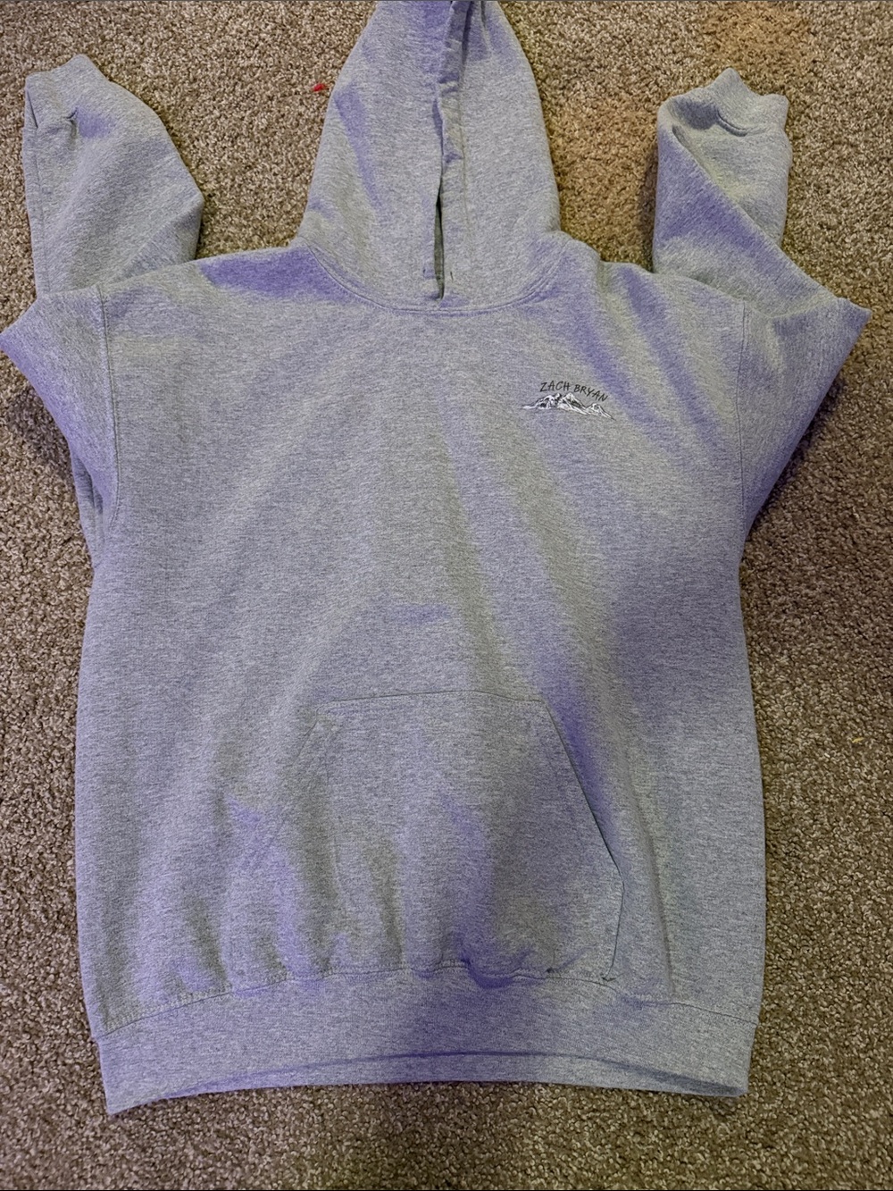 Gray 'Zach Bryan' Hoodie